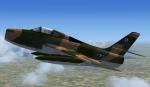 FSX/FSX Acceleration Republic F-84F Thunderstreak textures